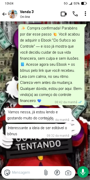 Depoimento de aluno 1